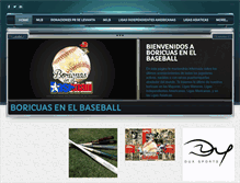 Tablet Screenshot of boricuasenelbaseball.com